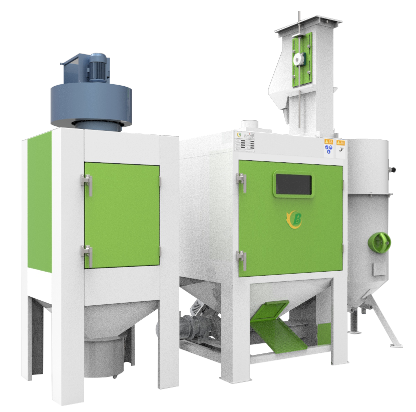 TB-NR1111-2P高壓滾動自動噴砂機-主機尺寸（mm）：3600×1400×2850滾筒尺寸（mm）：700×500滾筒數(shù)量：1只滾筒承載量：<35kg總質(zhì)量：110···